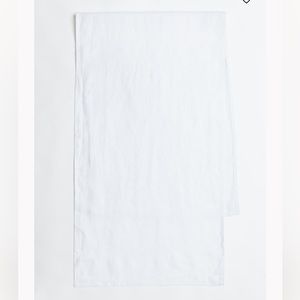 H&M Linen Table Runner in White